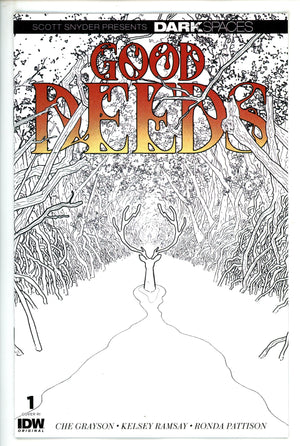Dark Spaces Good Deeds 1 Sherman B&W Incentive Variant NM (2023)