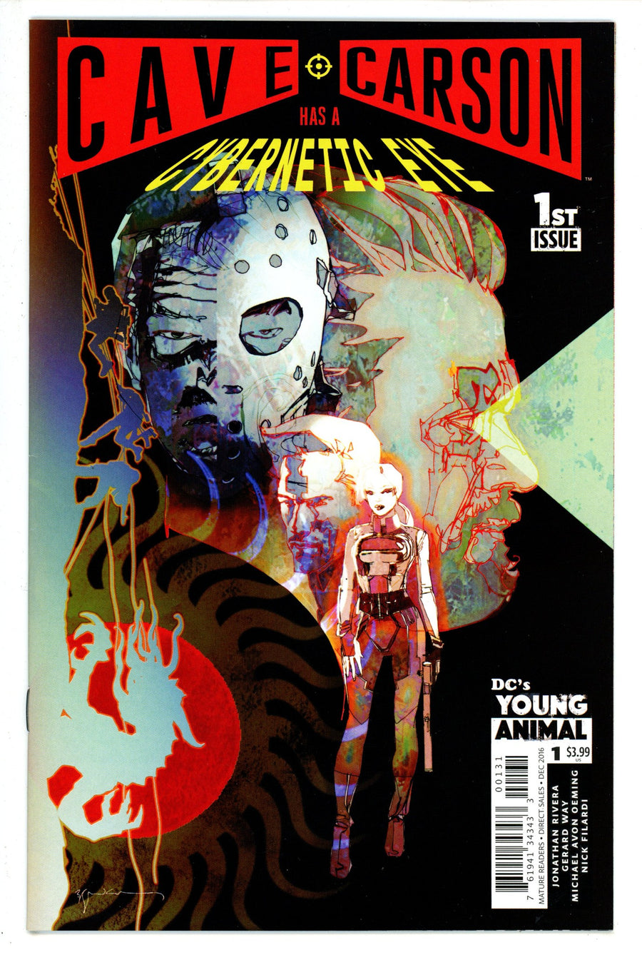 Cave Carson Has a Cybernetic Eye 1 Sienkiewicz Variant (2016)