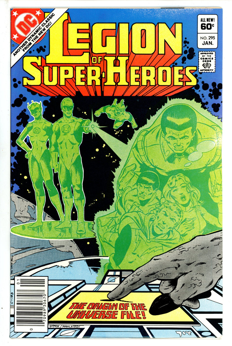 The Legion of Super-Heroes Vol 2 295 Newsstand (1982)