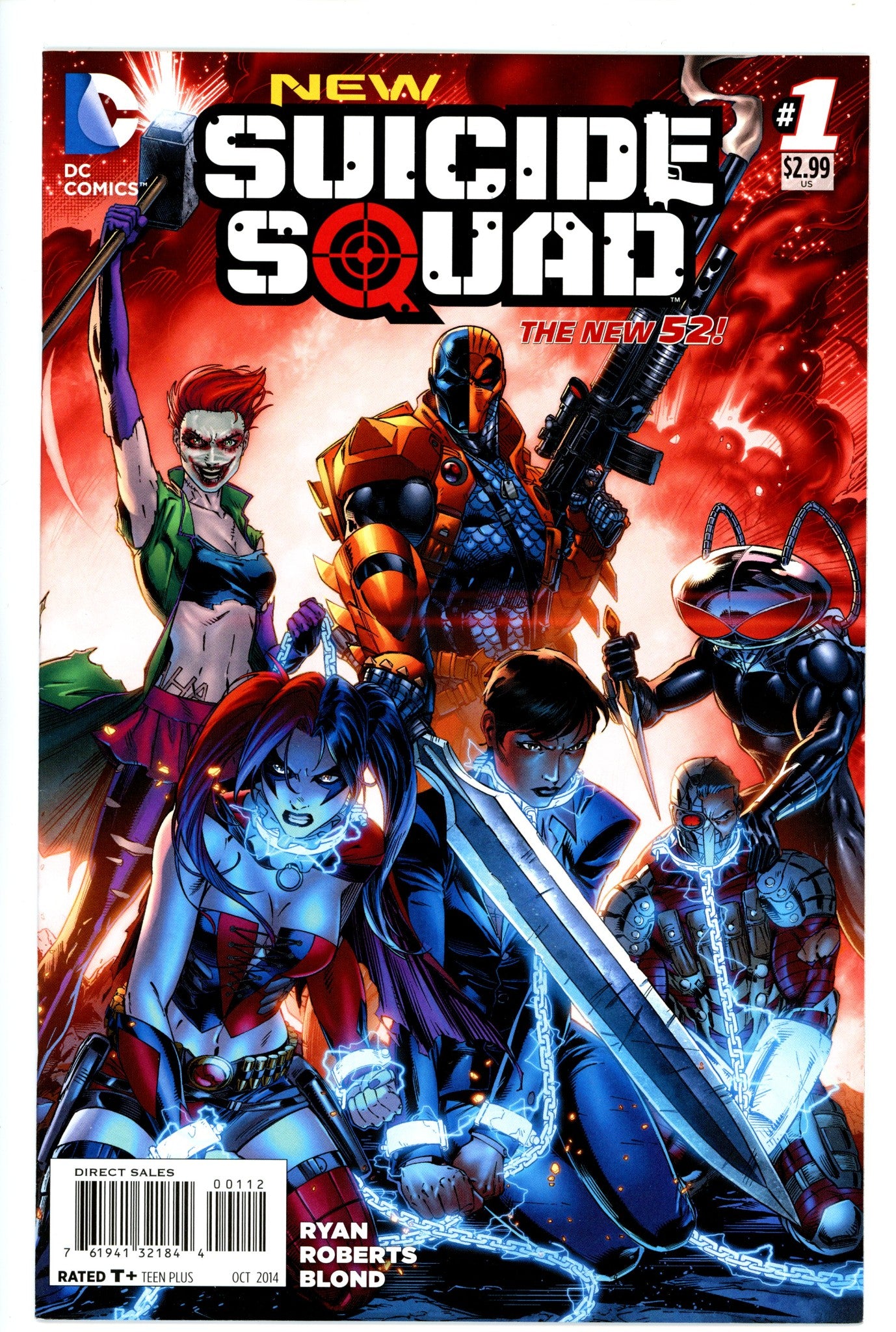 New Suicide Squad 1 2nd Print VF+