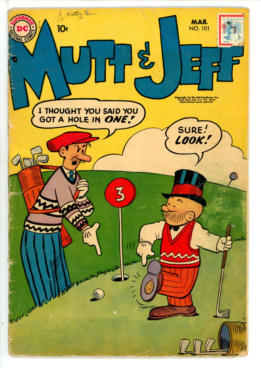 Mutt & Jeff 101 GD/VG (1958)