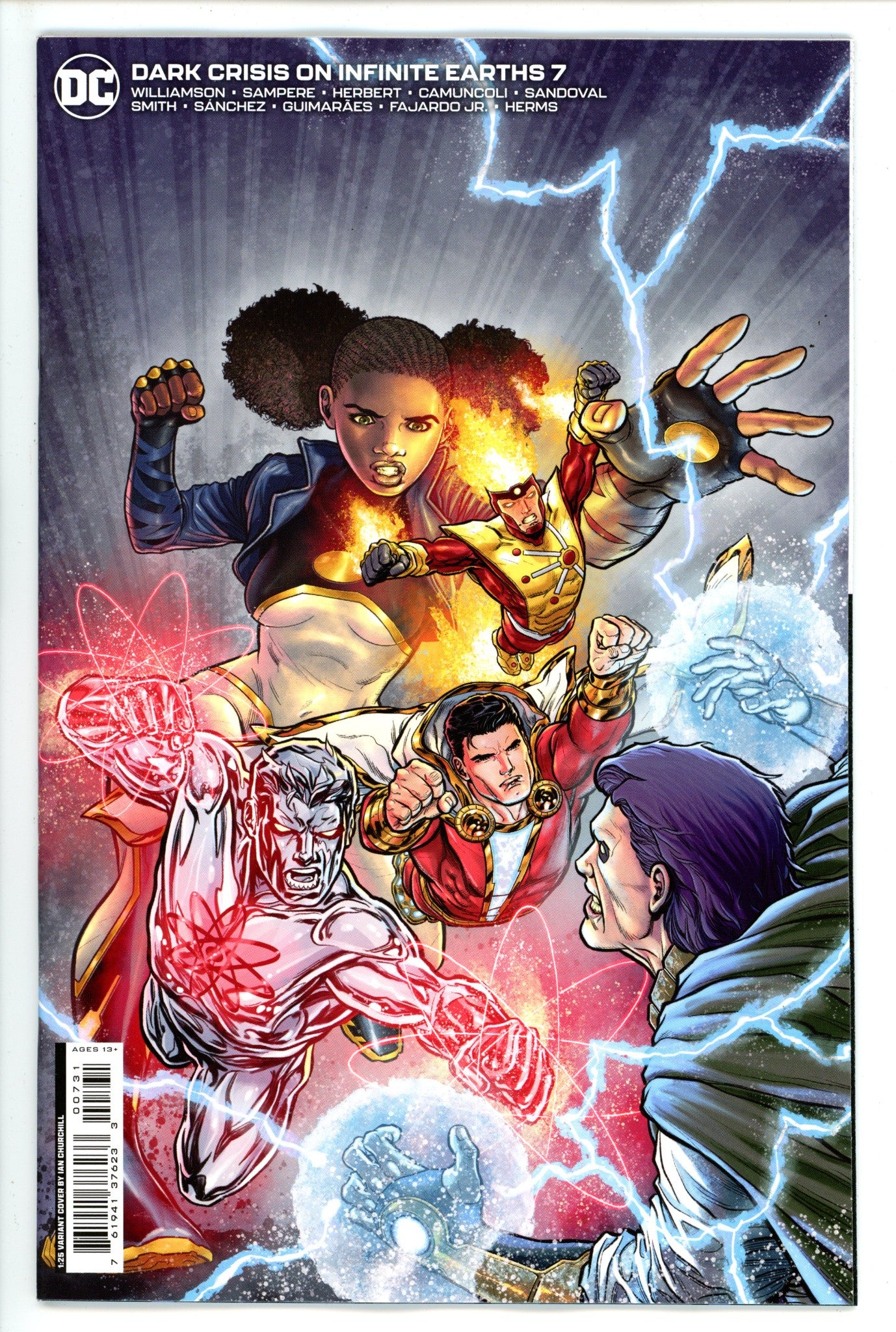 Dark Crisis on Infinite Earths 7 Churchill Incentive Variant NM+ (2022)