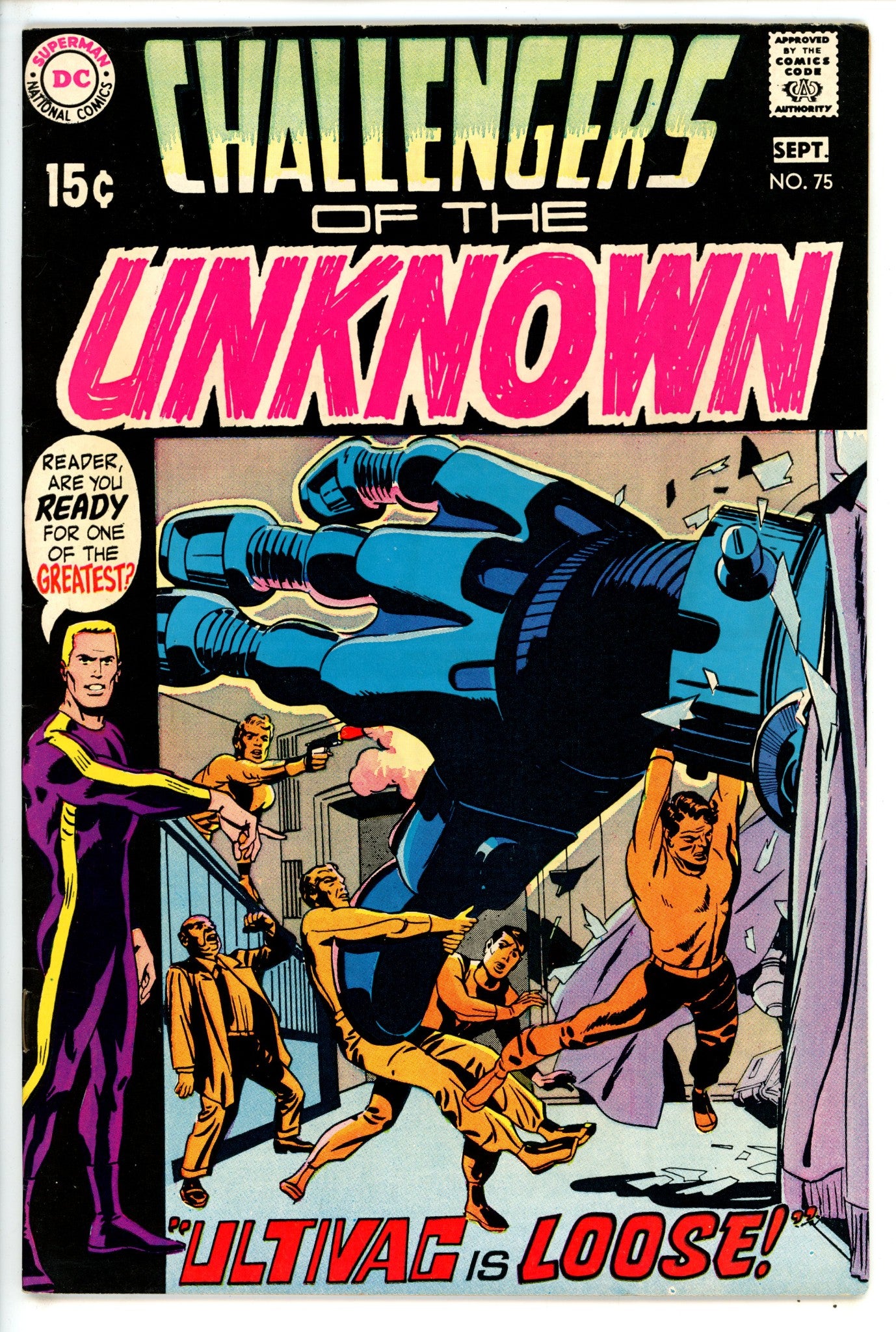 Challengers of the Unknown Vol 1 75 FN/VF
