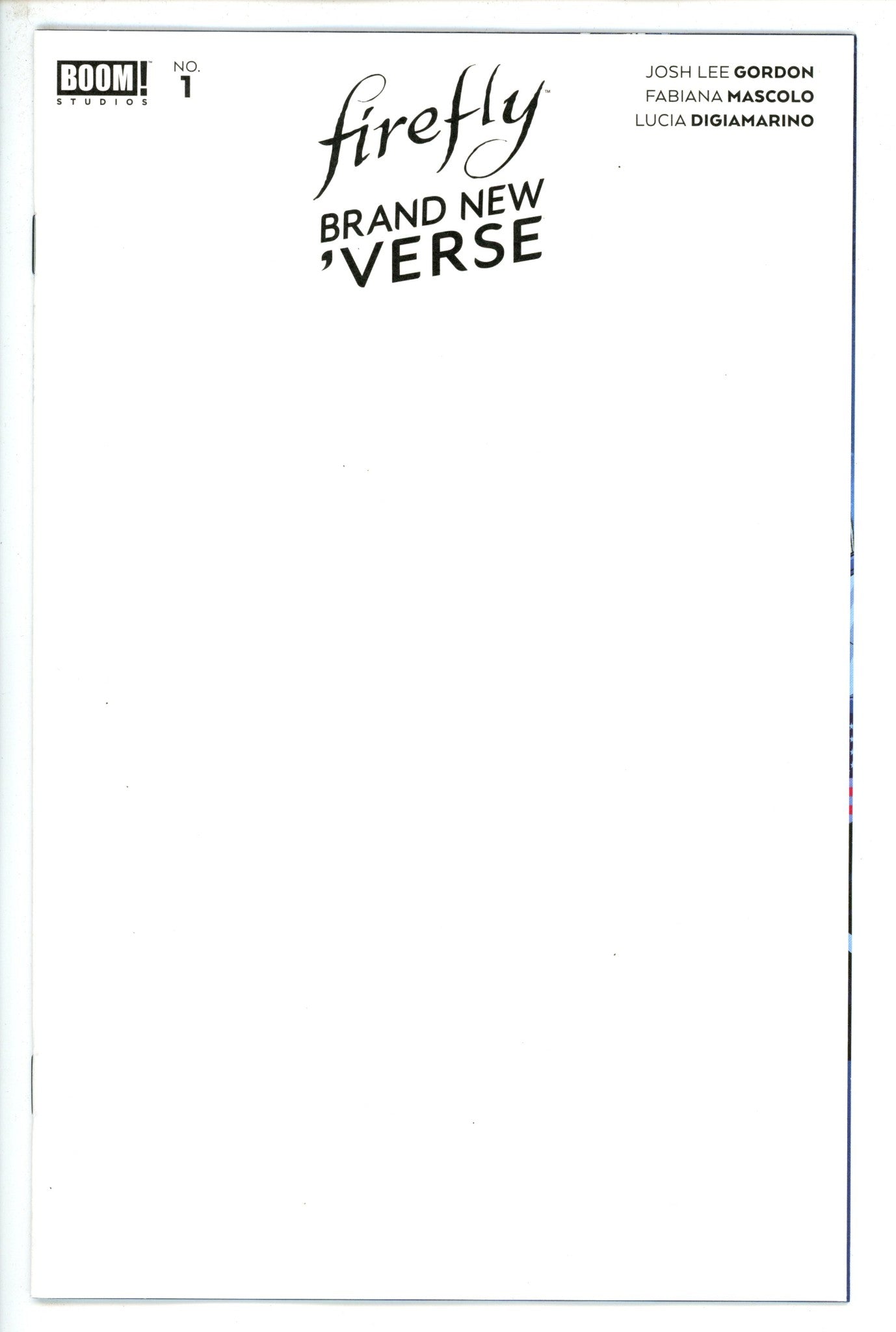 Firefly Brand New Verse 1 Blank Variant-Boom-CaptCan Comics Inc