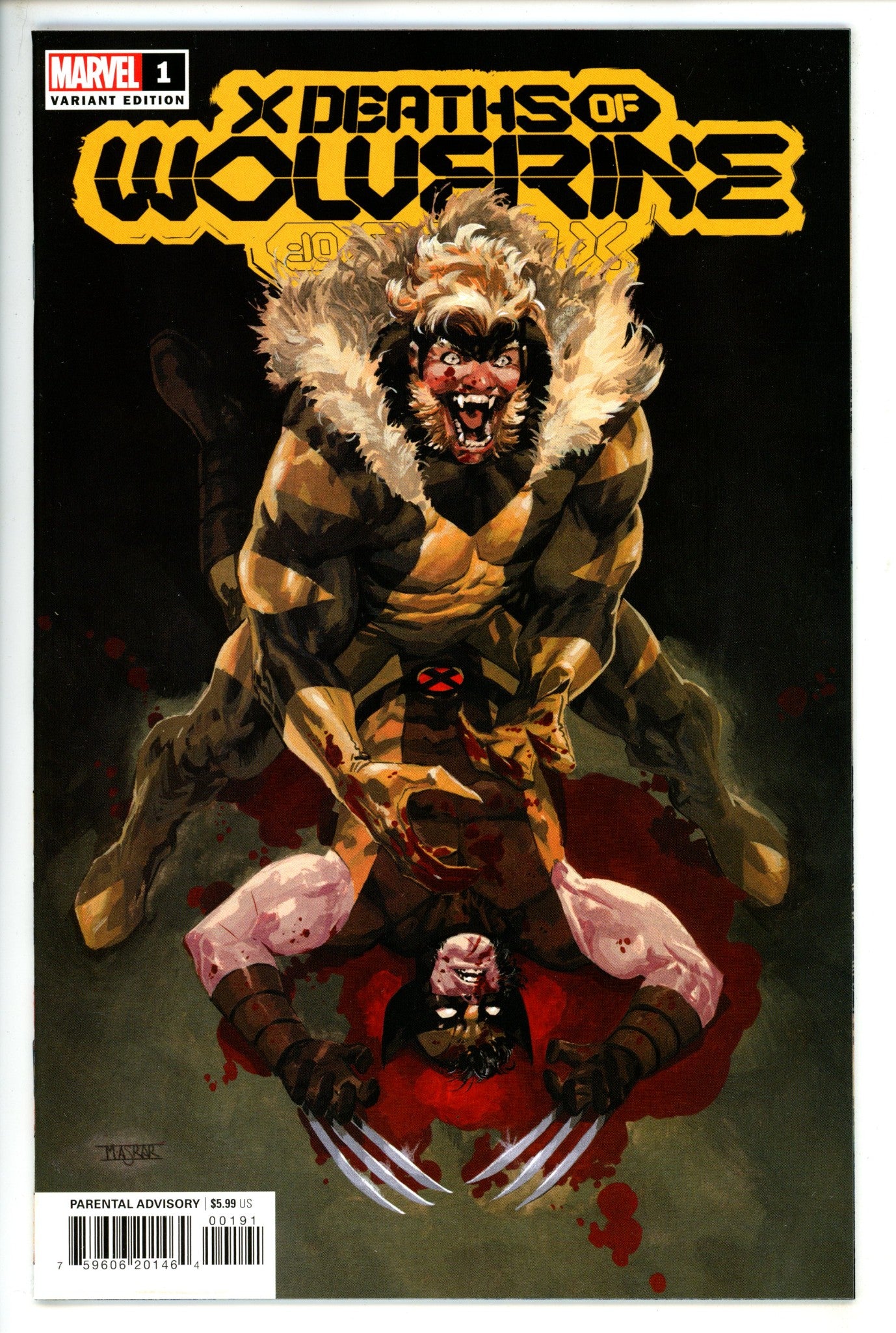 X Deaths Of Wolverine 1 Asrar Variant NM-