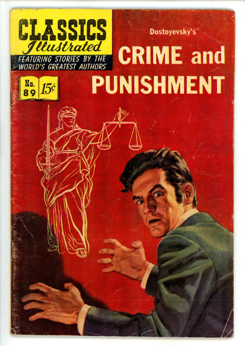 Classics Illustrated Crime and Punishment 89 HRN 89 VG-