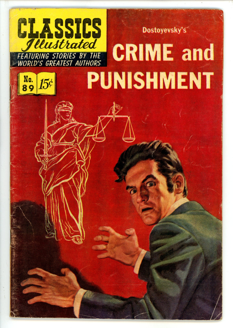 Classics Illustrated Crime and Punishment 89 HRN 89 VG-