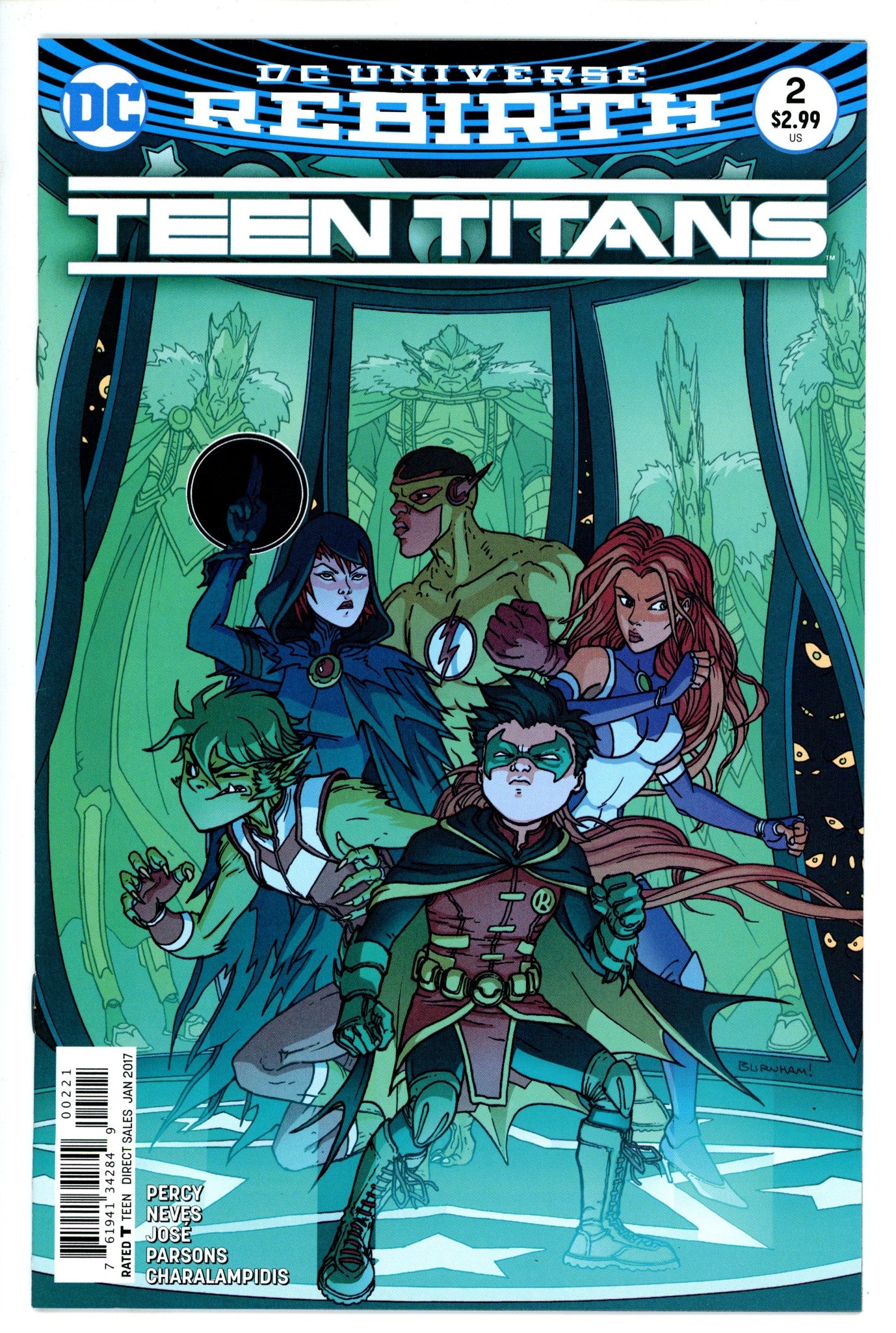 Teen Titans Vol 6 2 Burnham Variant