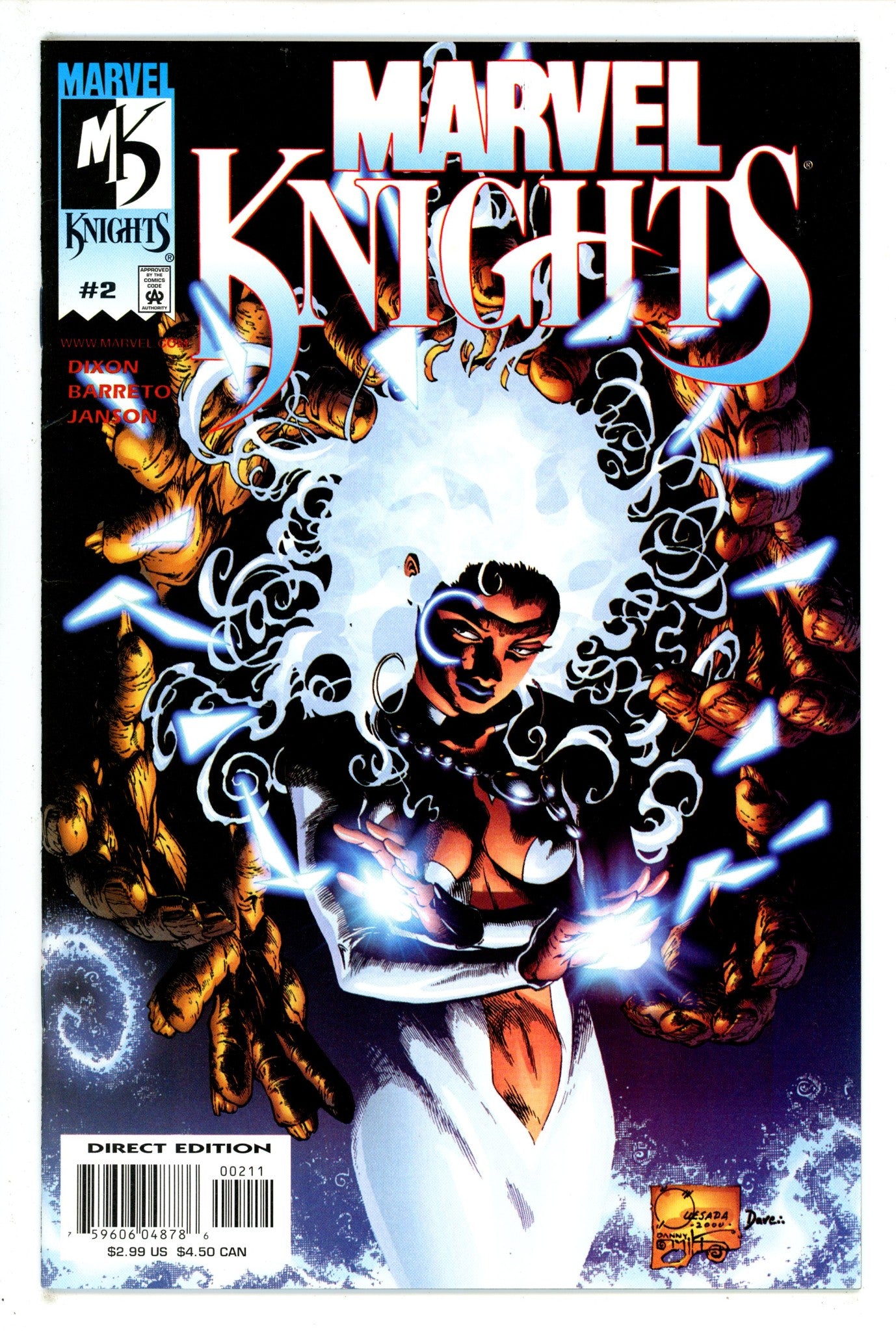 Marvel Knights Vol 1 2 Quesada Variant (2000)