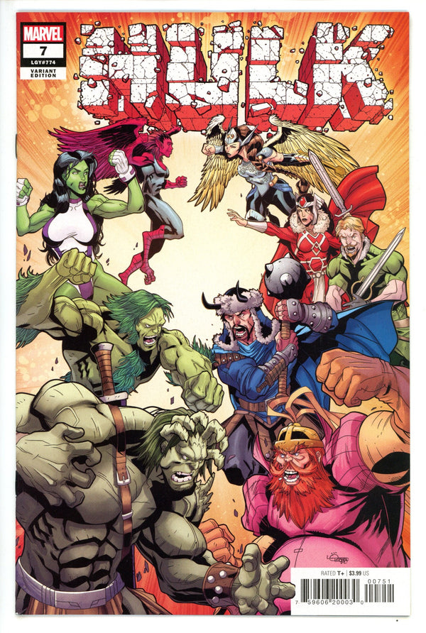 Hulk Vol 4 7 Lubera Variant NM