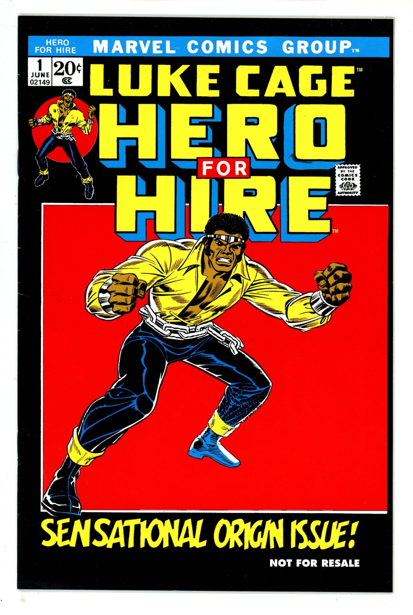 Hero for Hire 1 Marvel Legends Reprint FN/VF (2006)