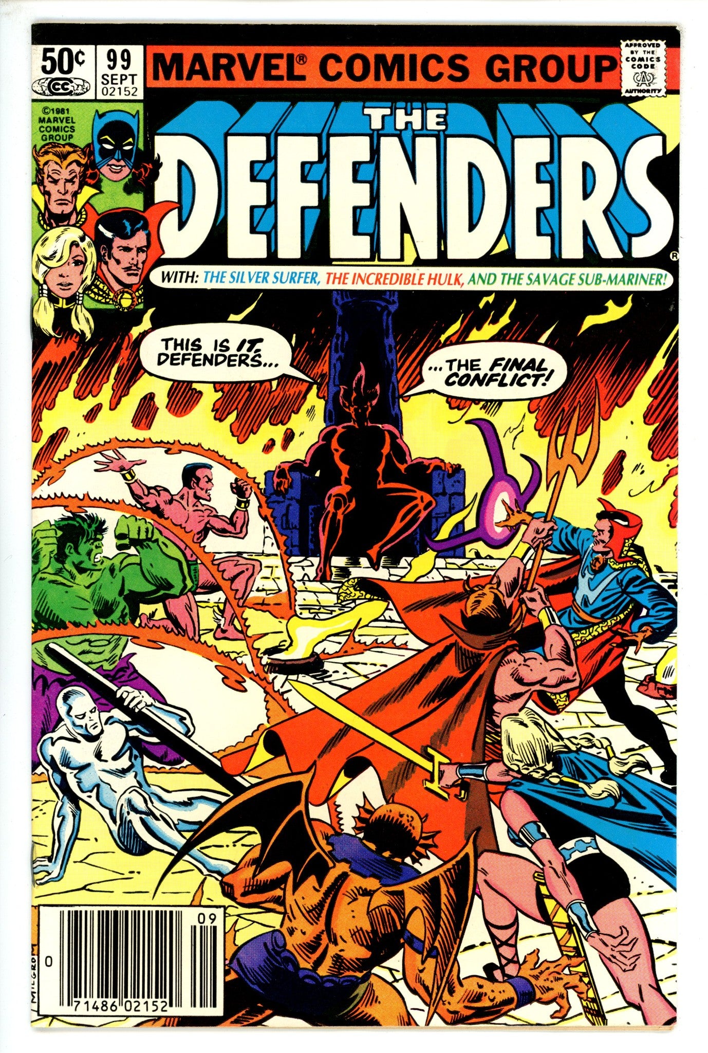 The Defenders Vol 1 99 Newsstand