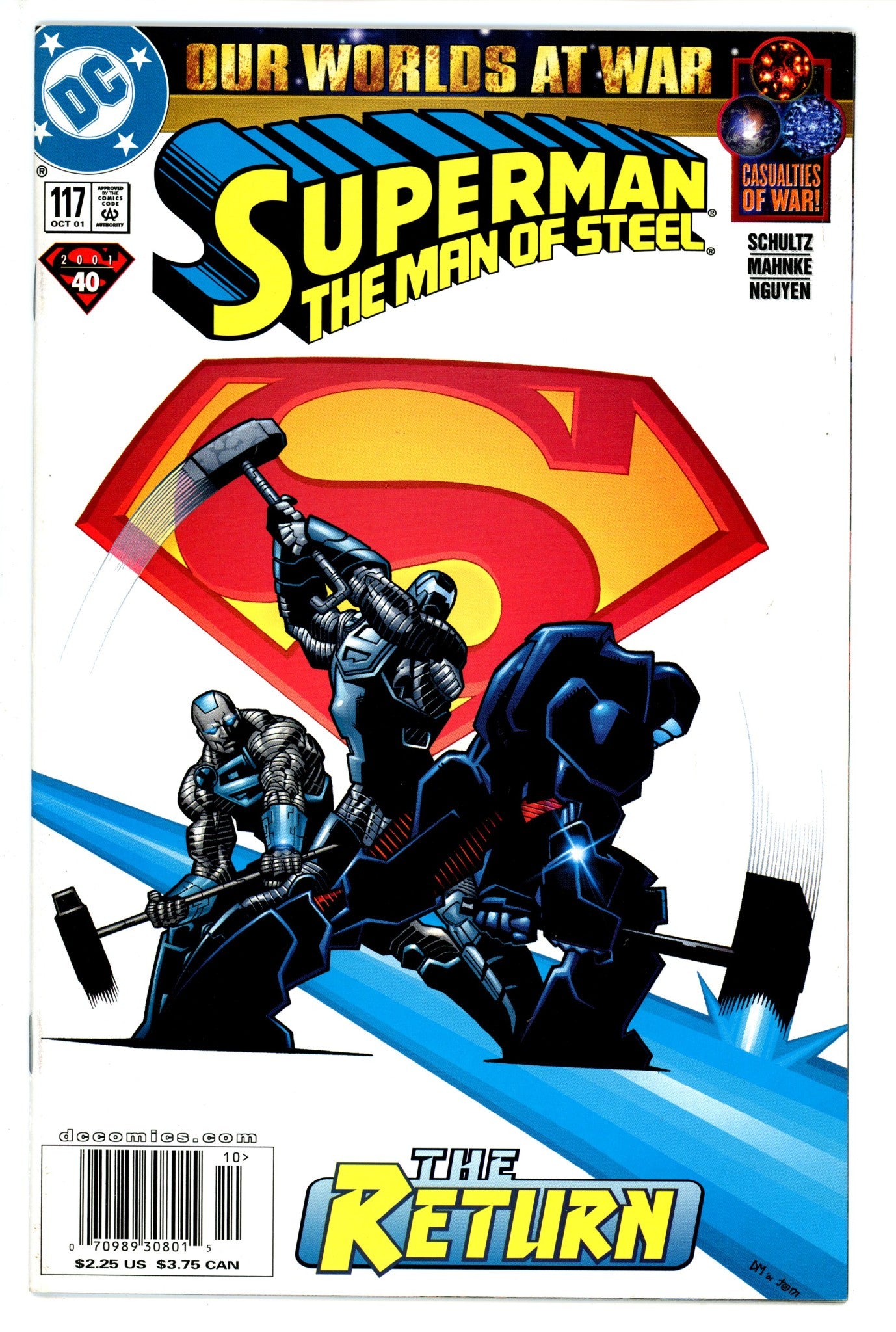Superman: The Man of Steel 117 Newsstand VF