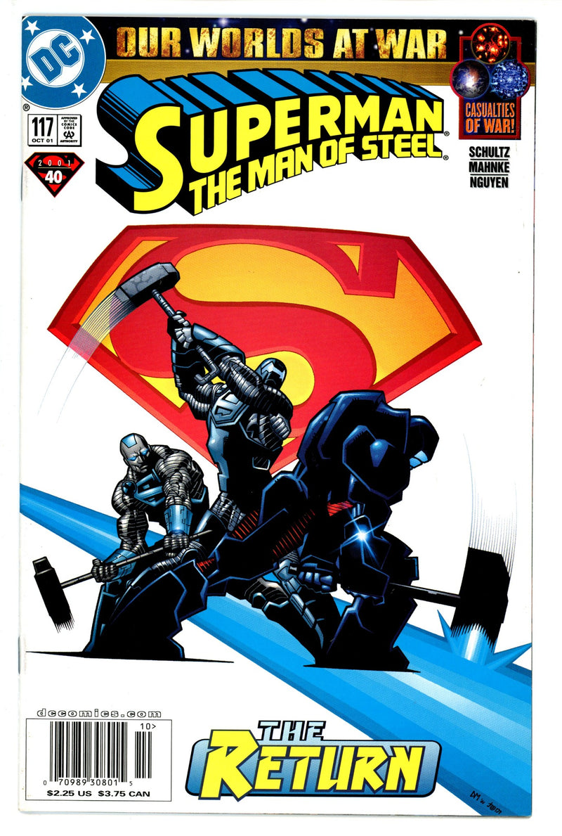 Superman: The Man of Steel 117 Newsstand VF