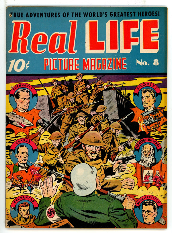 Real Life Picture Magazine 8 Apparent FN+ Removed From Bound Volume (1942)