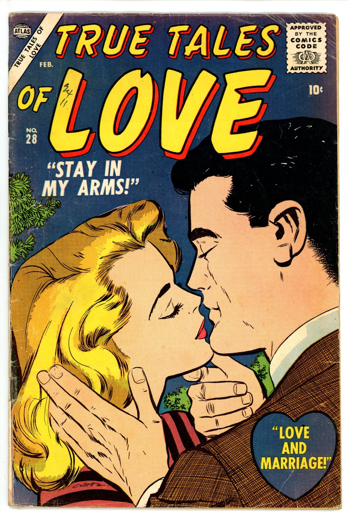 True Tales of Love 28 VG+ (1957)