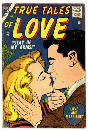 True Tales of Love 28 VG+ (1957)