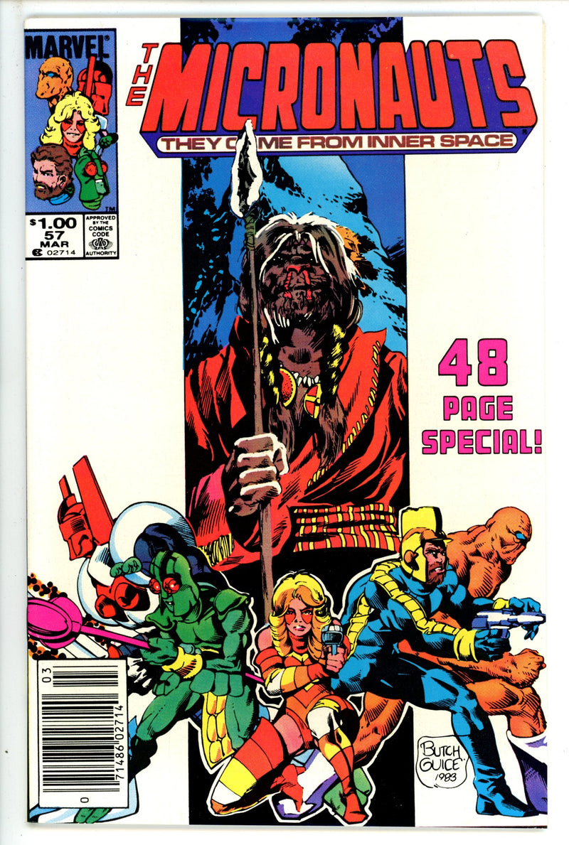 Micronauts Vol 1 57 Newsstand (1983)