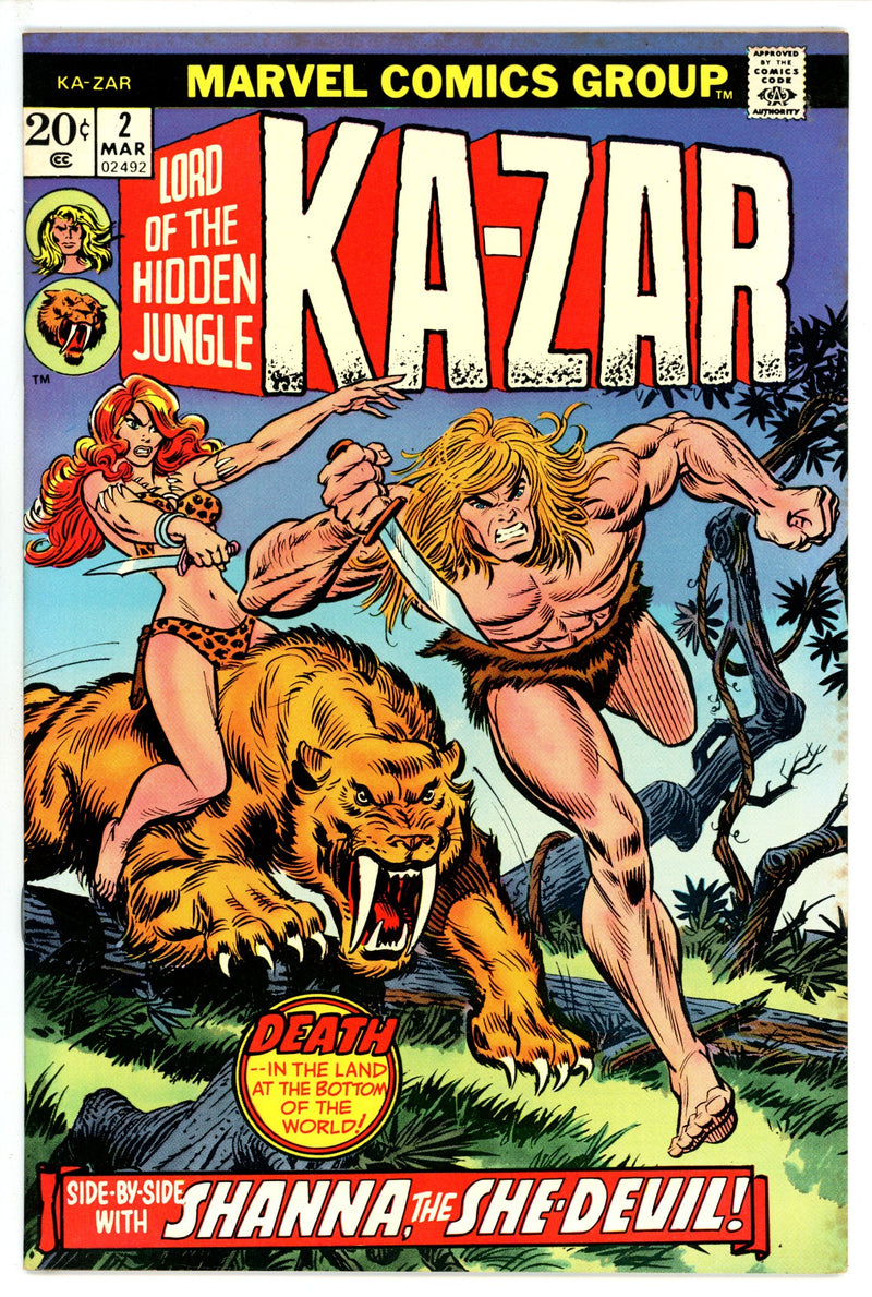 Ka-Zar Vol 2 2 VF- (1974)