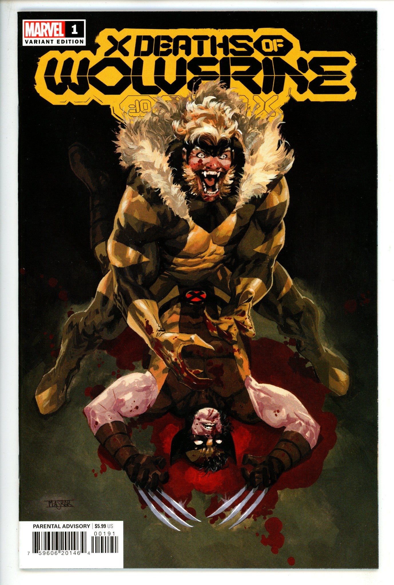 X Deaths Of Wolverine 1 Asrar Variant NM