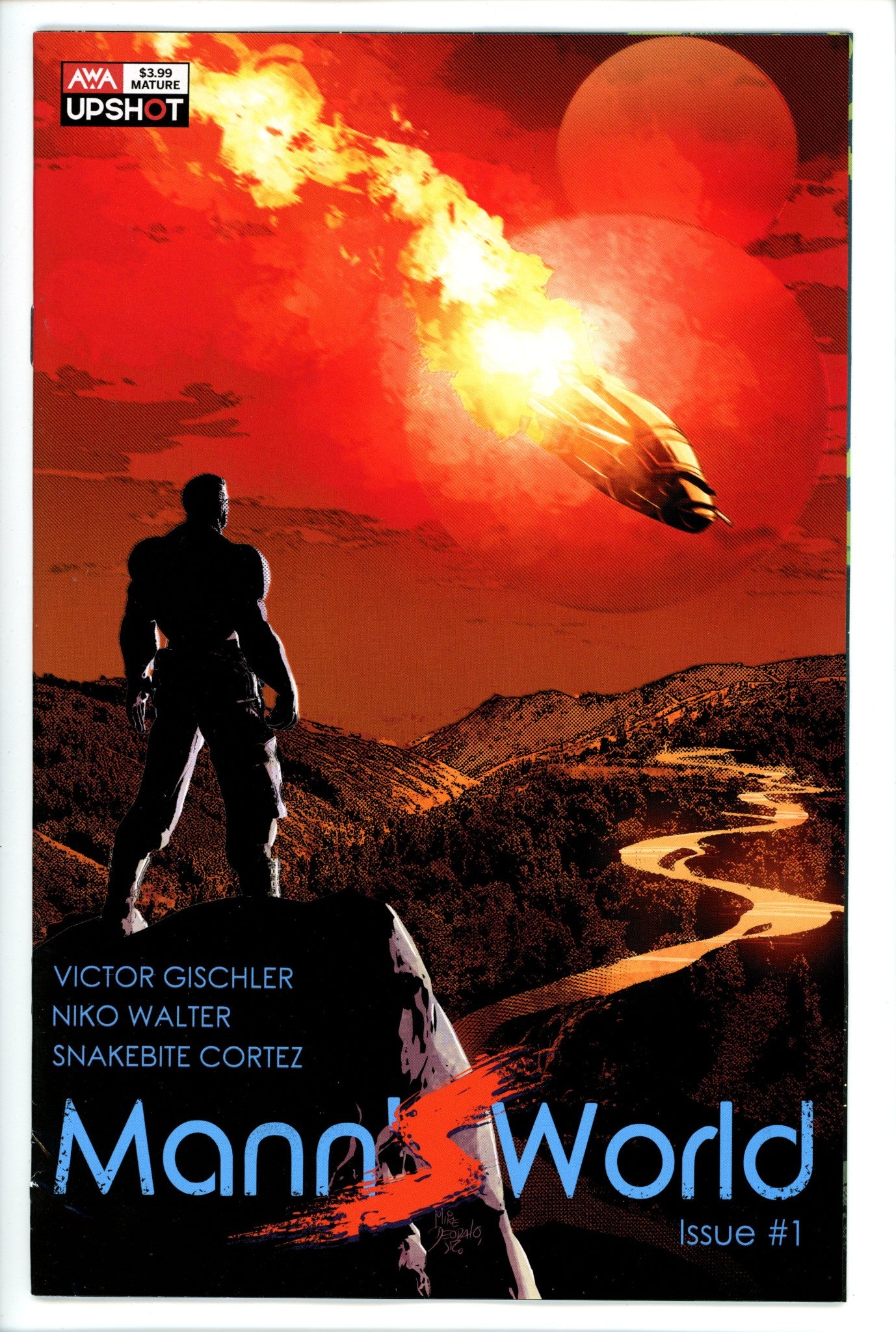 Manns World 1 Deodato Variant-AWA-CaptCan Comics Inc