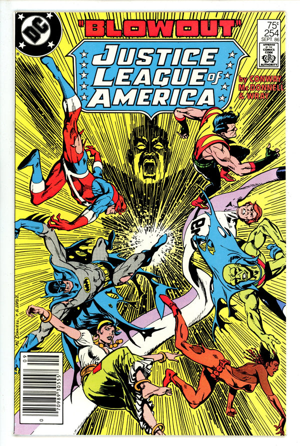 Justice League of America Vol 1 254 Newsstand (1986)