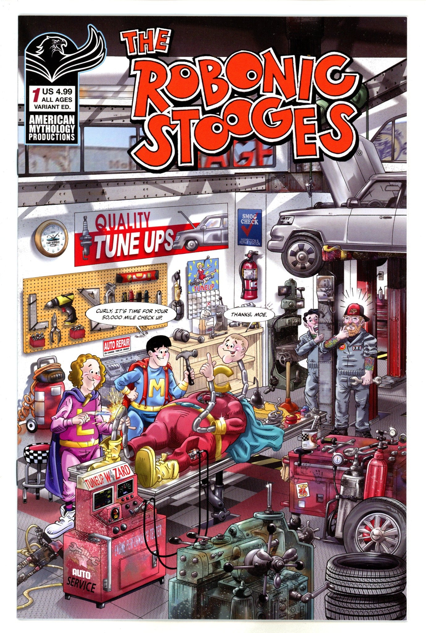 Robonic Stooges 1 Pacheco Variant