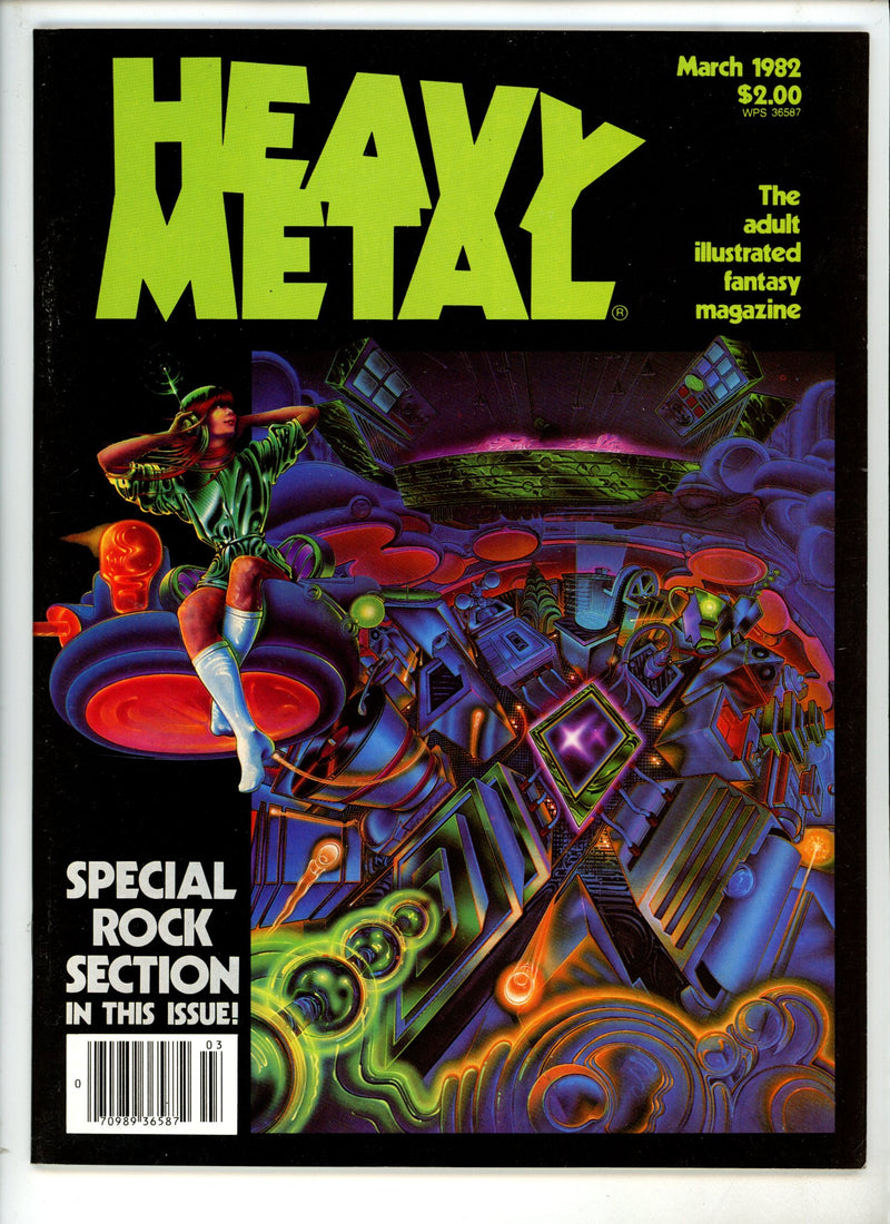 Heavy Metal Vol 1982 March Newsstand VF