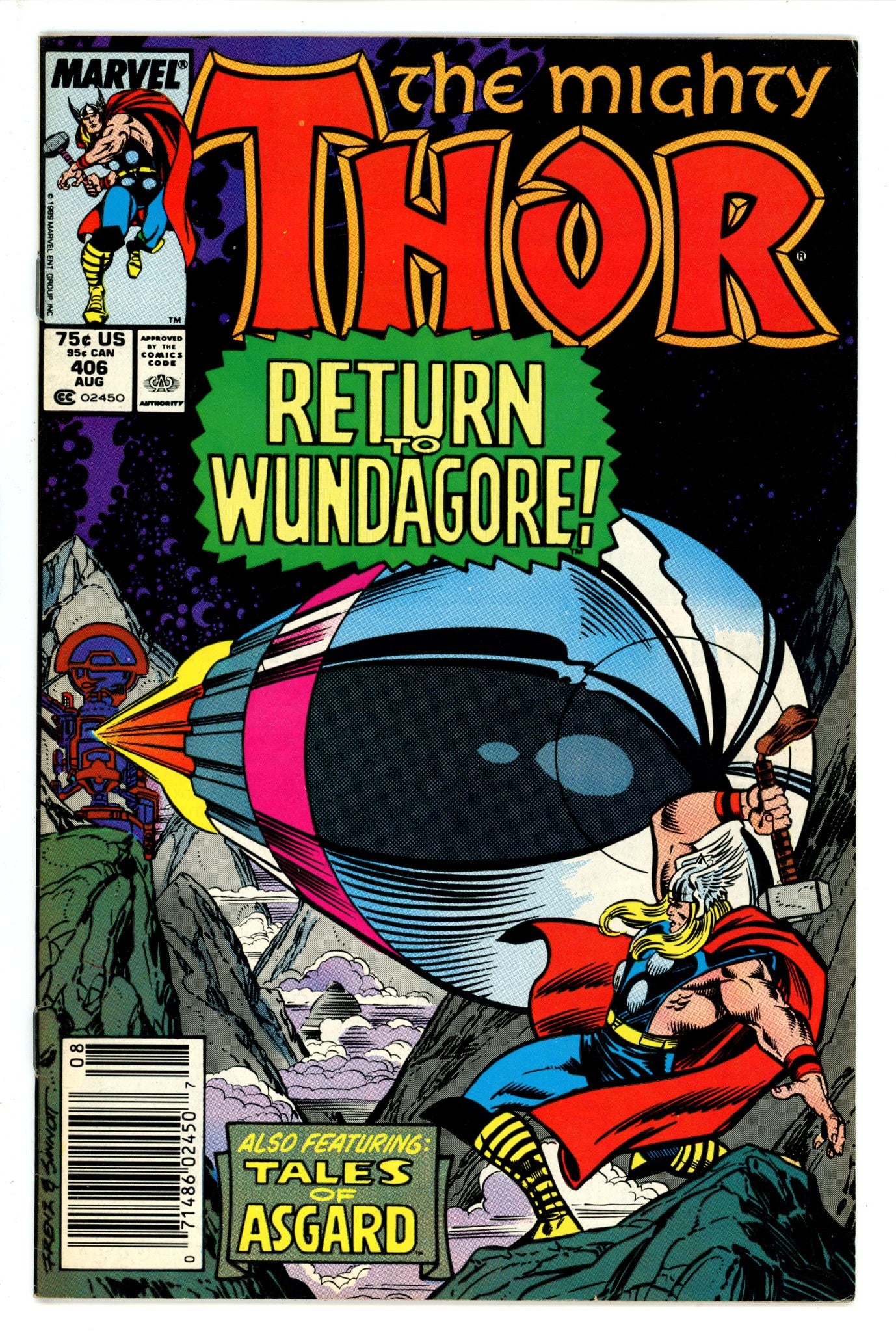 Thor Vol 1 406 Newsstand