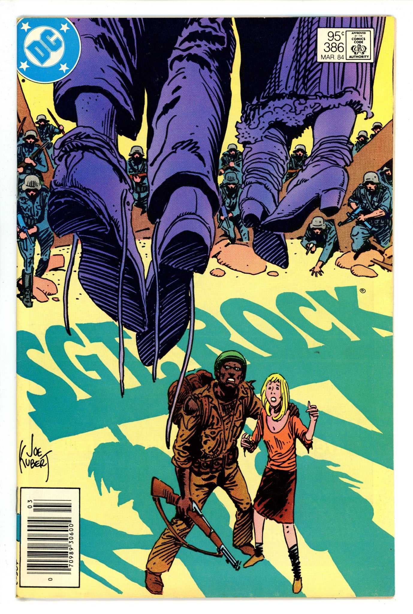 Sgt. Rock Vol 1 386 Canadian Price Variant FN (1983)