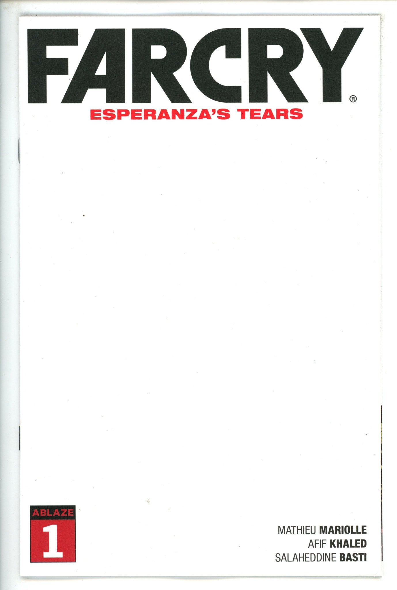 Far Cry Esperenzas Tears 1 Blank Variant (2022)