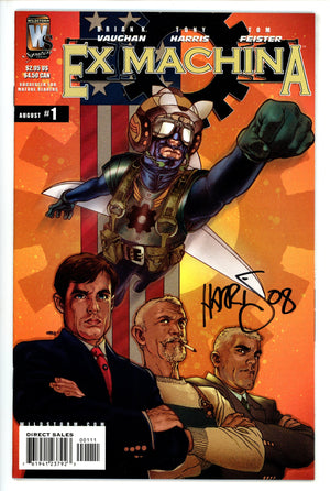 Ex Machina 1 Signed Harris VF/NM