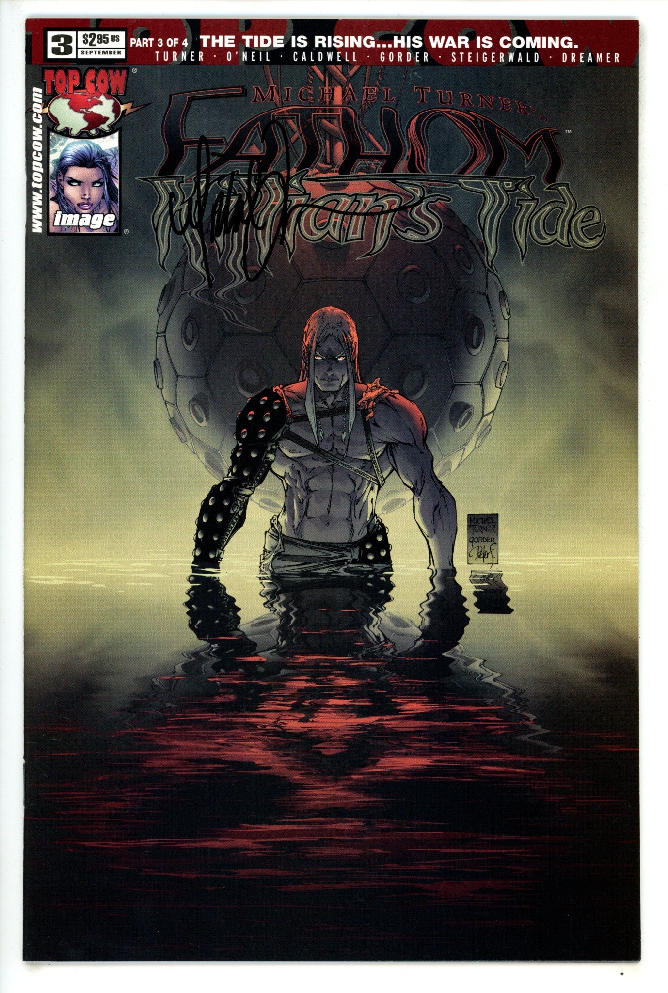 Fathom: Killian's Tide 3 Variant Signed Turner NM-