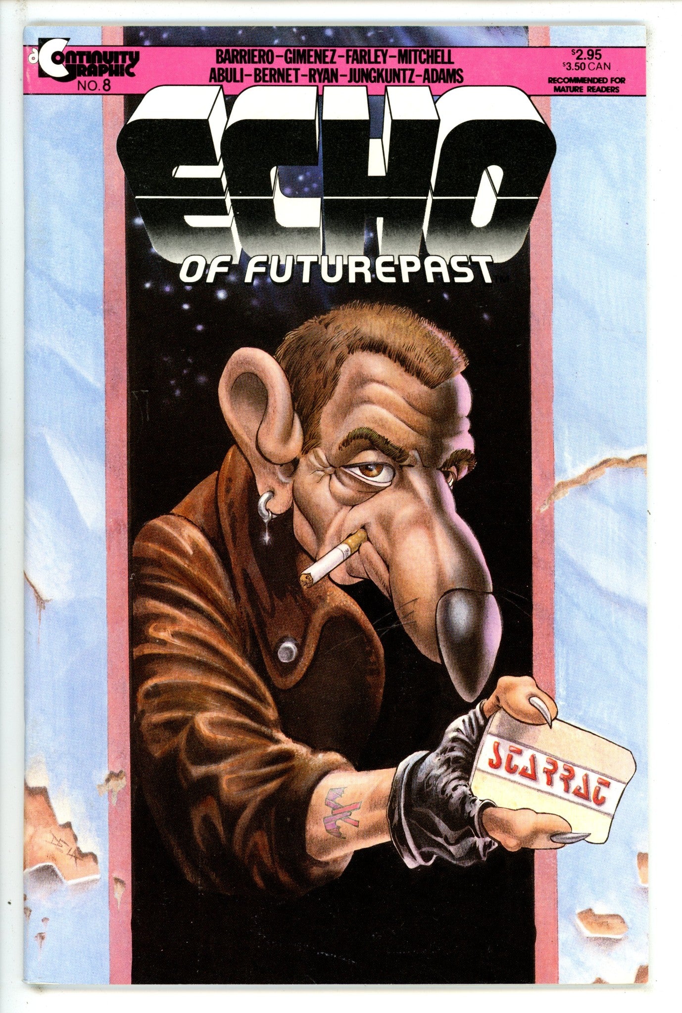 Echo of Future Past 8 VF+ (1985)