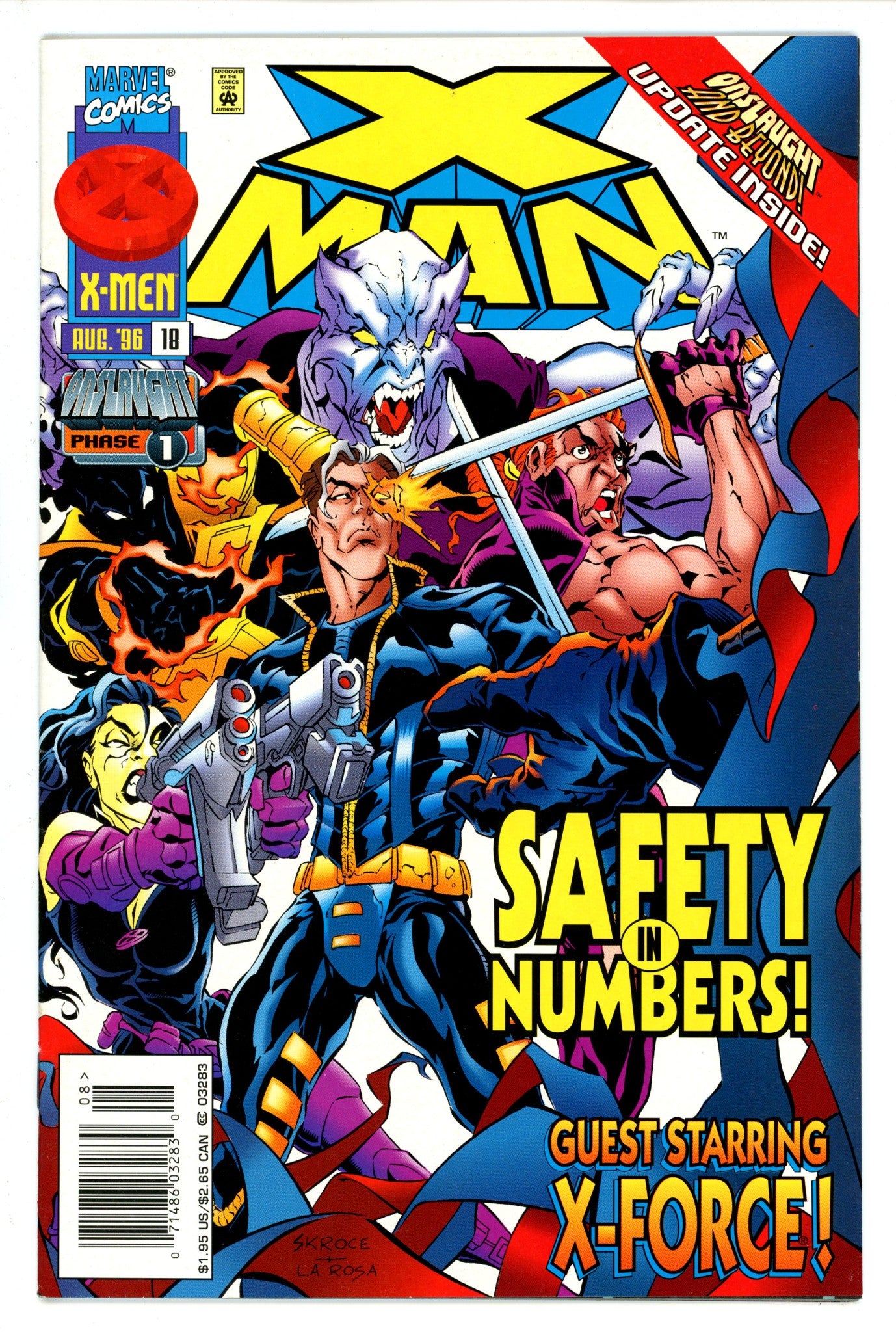 X-Man 18 Newsstand (1996)