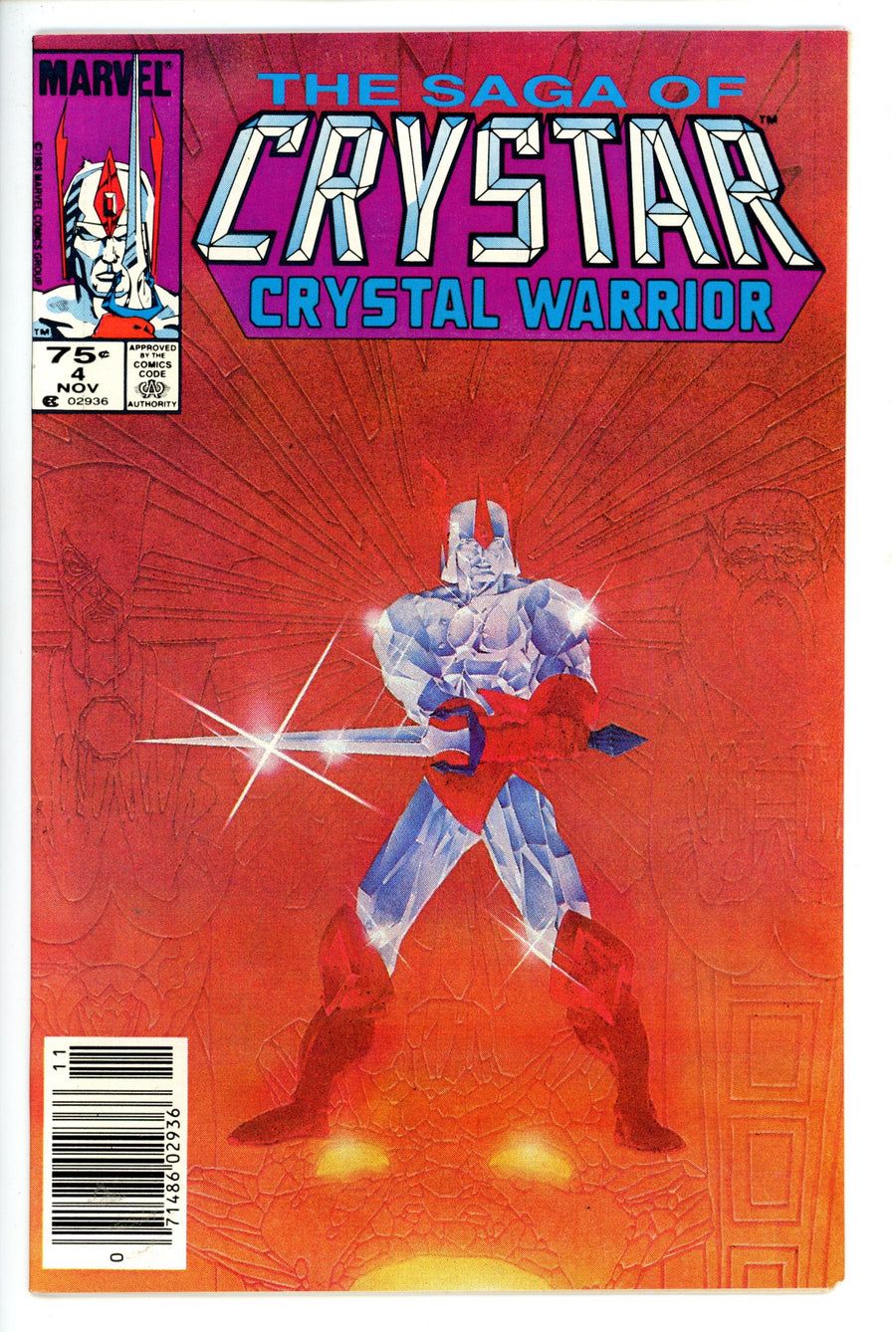 The Saga of Crystar, Crystal Warrior 4 Canadian VF/NM