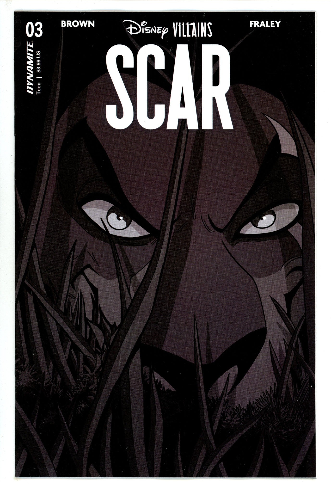 Disney Villains Scar 3 Moss B&W Incentive Variant (2023)