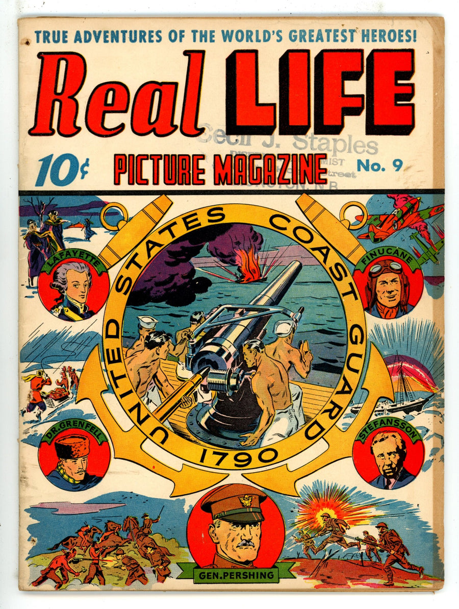 Real Life Picture Magazine 9 Apparent FN- Removed From Bound Volume (1943)