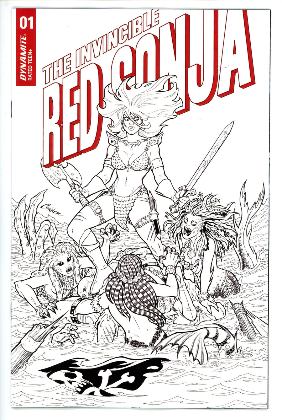 Invincible Red Sonja 1 Conner Variant