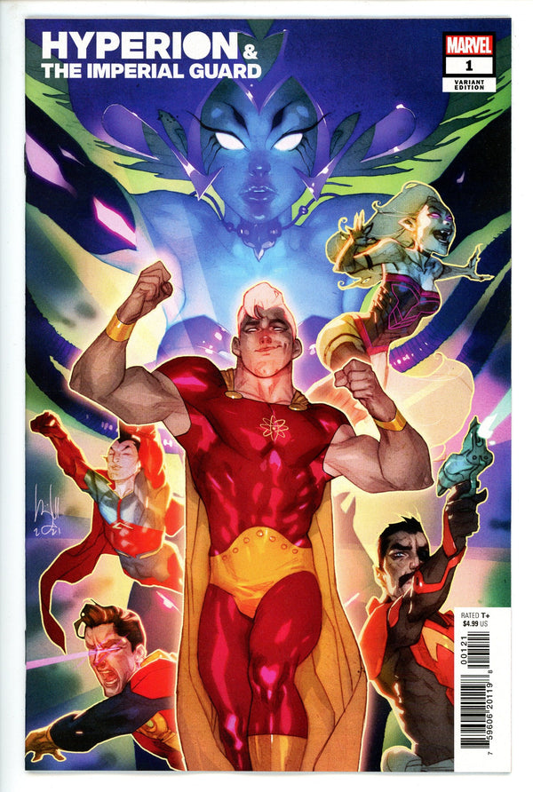 Heroes Reborn Hyperion and Imperial Guard 1 Caldwell Variant (2021)