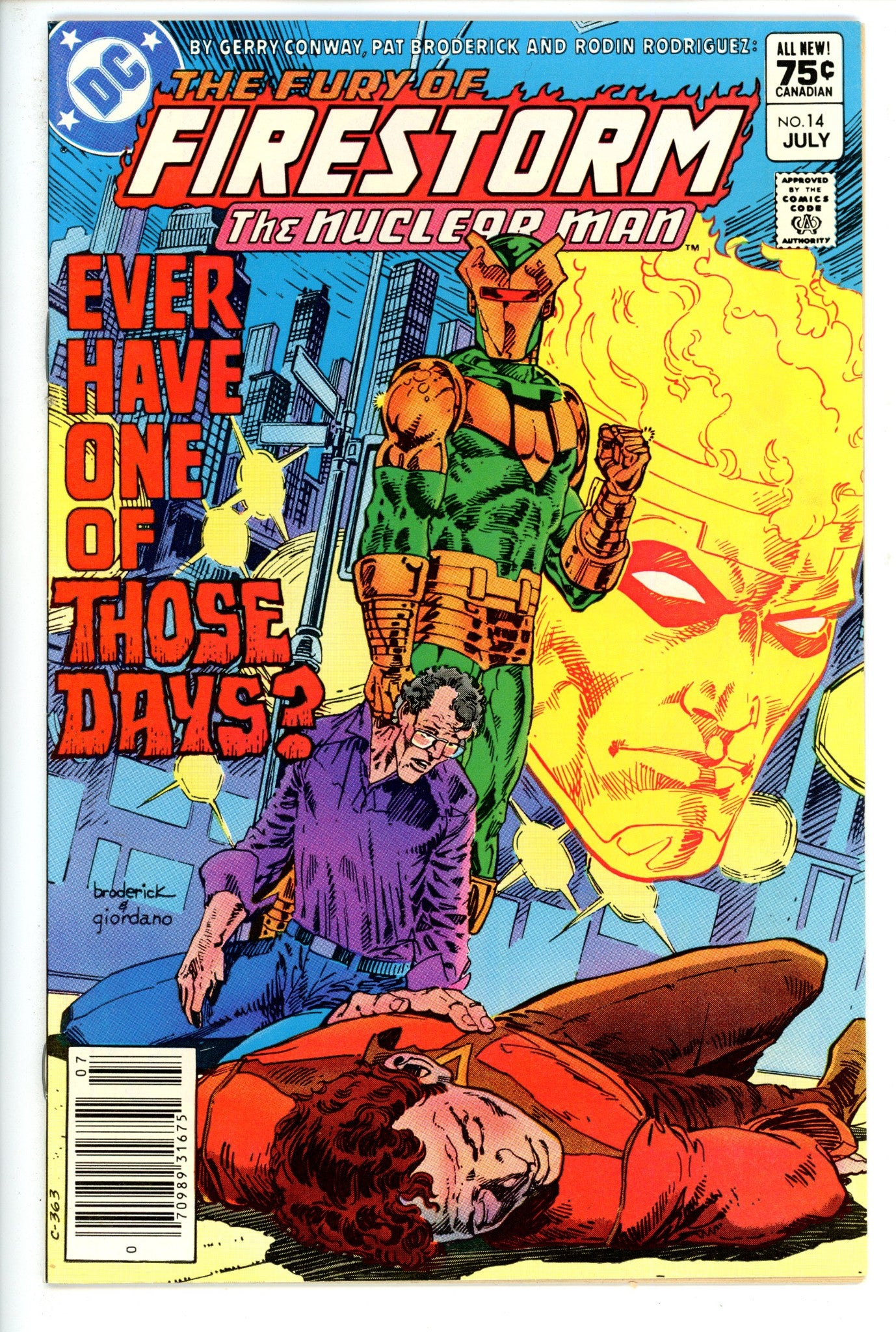 The Fury of Firestorm Vol 2 14 Canadian VF