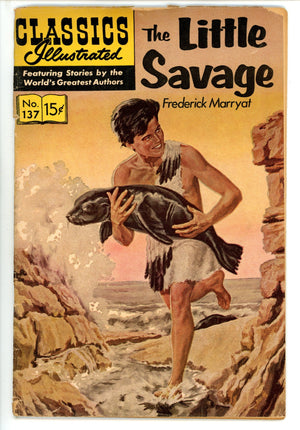 Classics Illustrated: The Little Savage 137 Hrn 167 FR (1964)