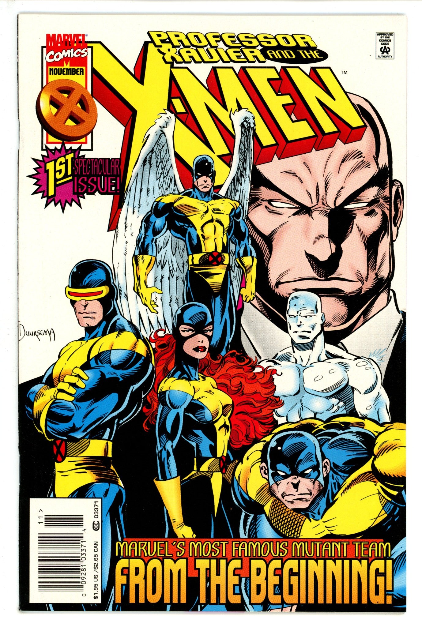 Professor Xavier and the X-Men 1 Newsstand NM- (1995)