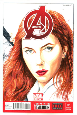Avengers Vol 5 1 Blank Variant With David Duke Sketch