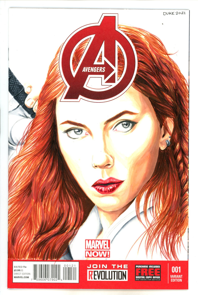 Avengers Vol 5 1 Blank Variant With David Duke Sketch