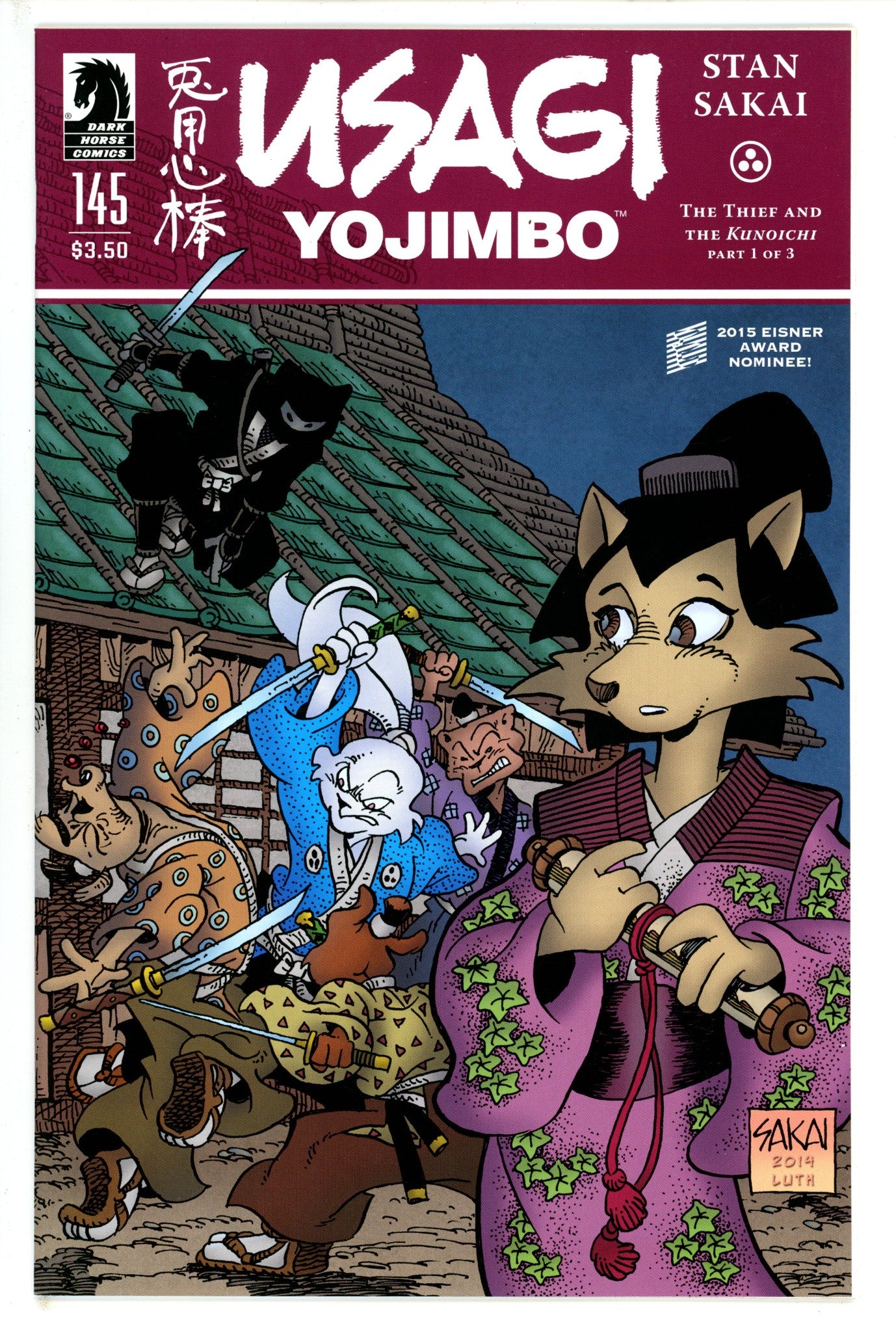 Usagi Yojimbo Vol 3 145 VF/NM (2015)