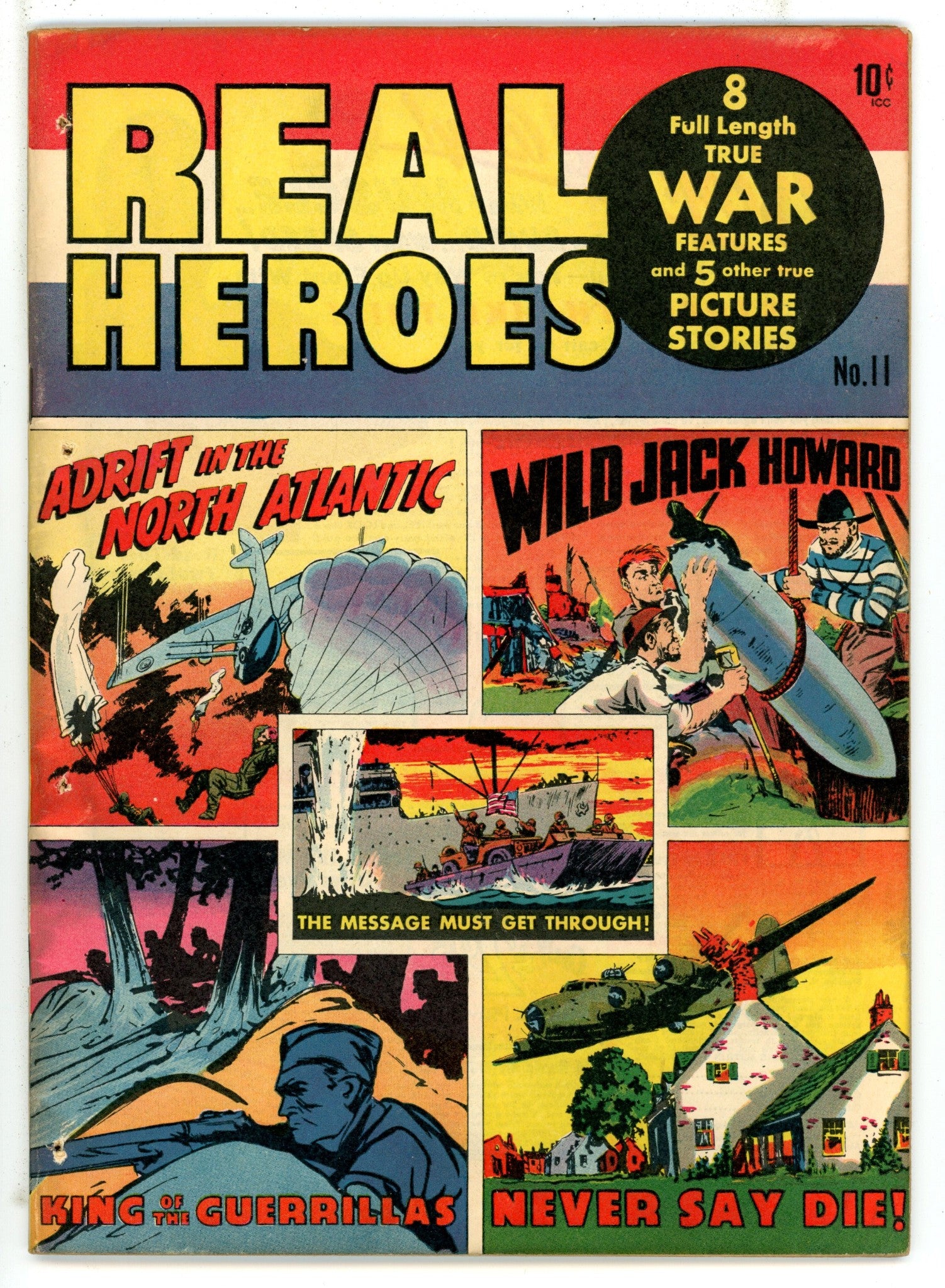 Real Heroes 11 Apparent FN- Removed From Bound Volume (1943)