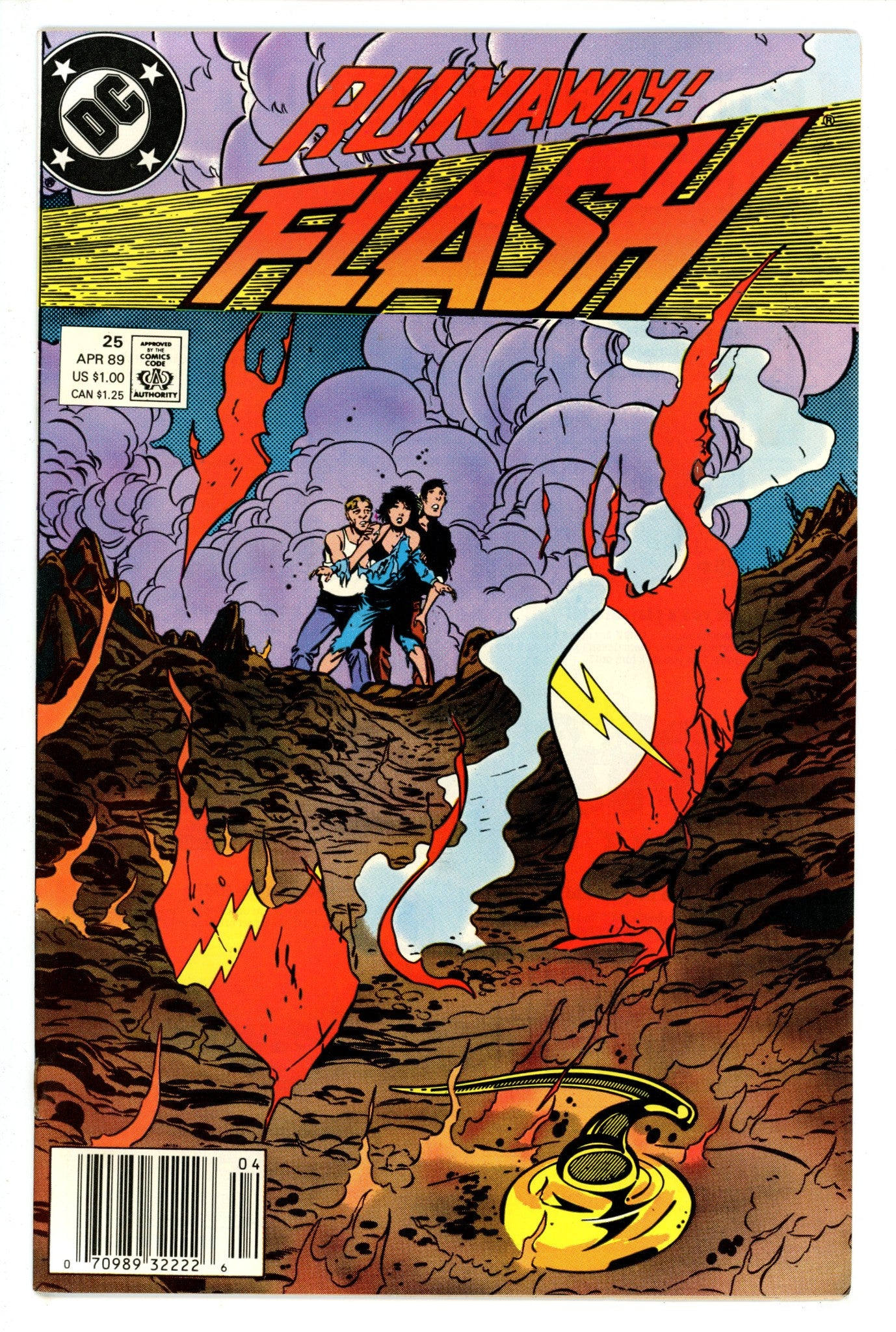 Flash Vol 2 25 Newsstand (1989)