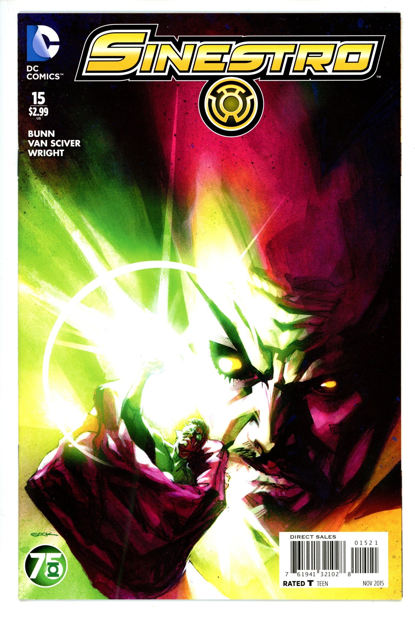 Sinestro 15 Green Lantern Variant