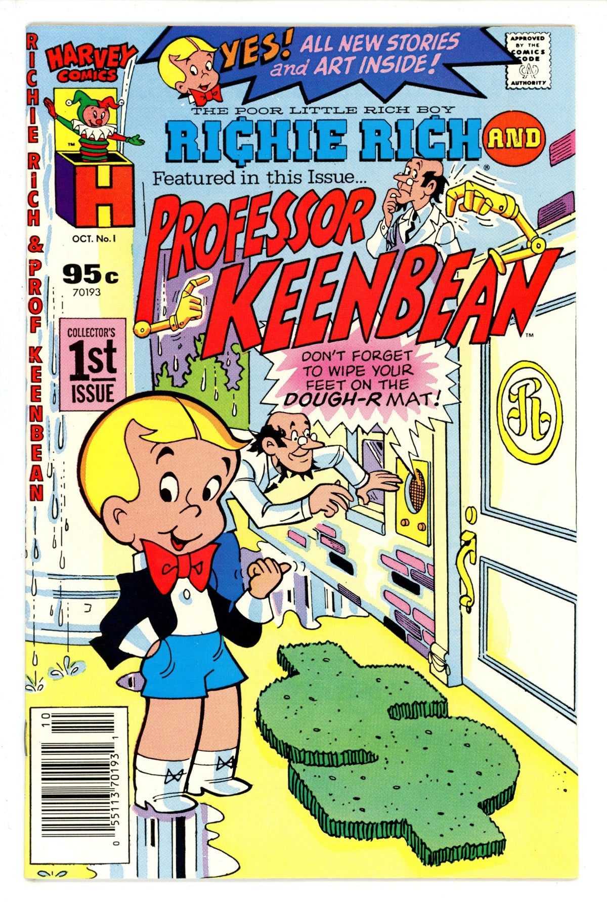Riche Rich and ... #1 Harvey VF (1987) Canadian Price | CaptCan Comics ...